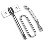 Trailer Door Chain &amp; Snap Hold-Back Kit | Heavy-Duty Replacement