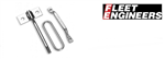 Trailer Door Chain &amp; Snap Hold-Back Kit | Heavy-Duty Replacement