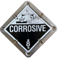 Industrial Warning  Placard Set, Aluminum