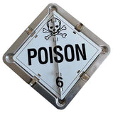 Industrial Warning  Placard Set, Aluminum